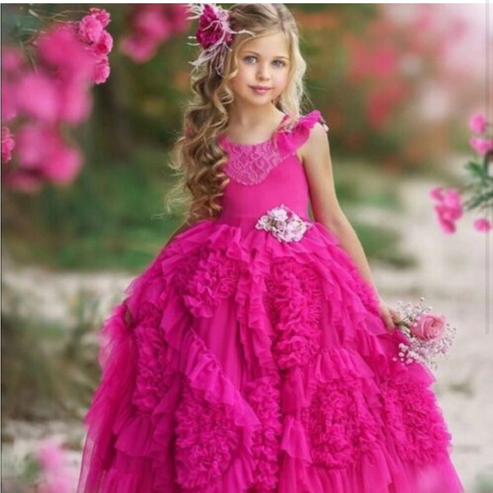 Dollcake Best Wishes Barbie Pink Frock